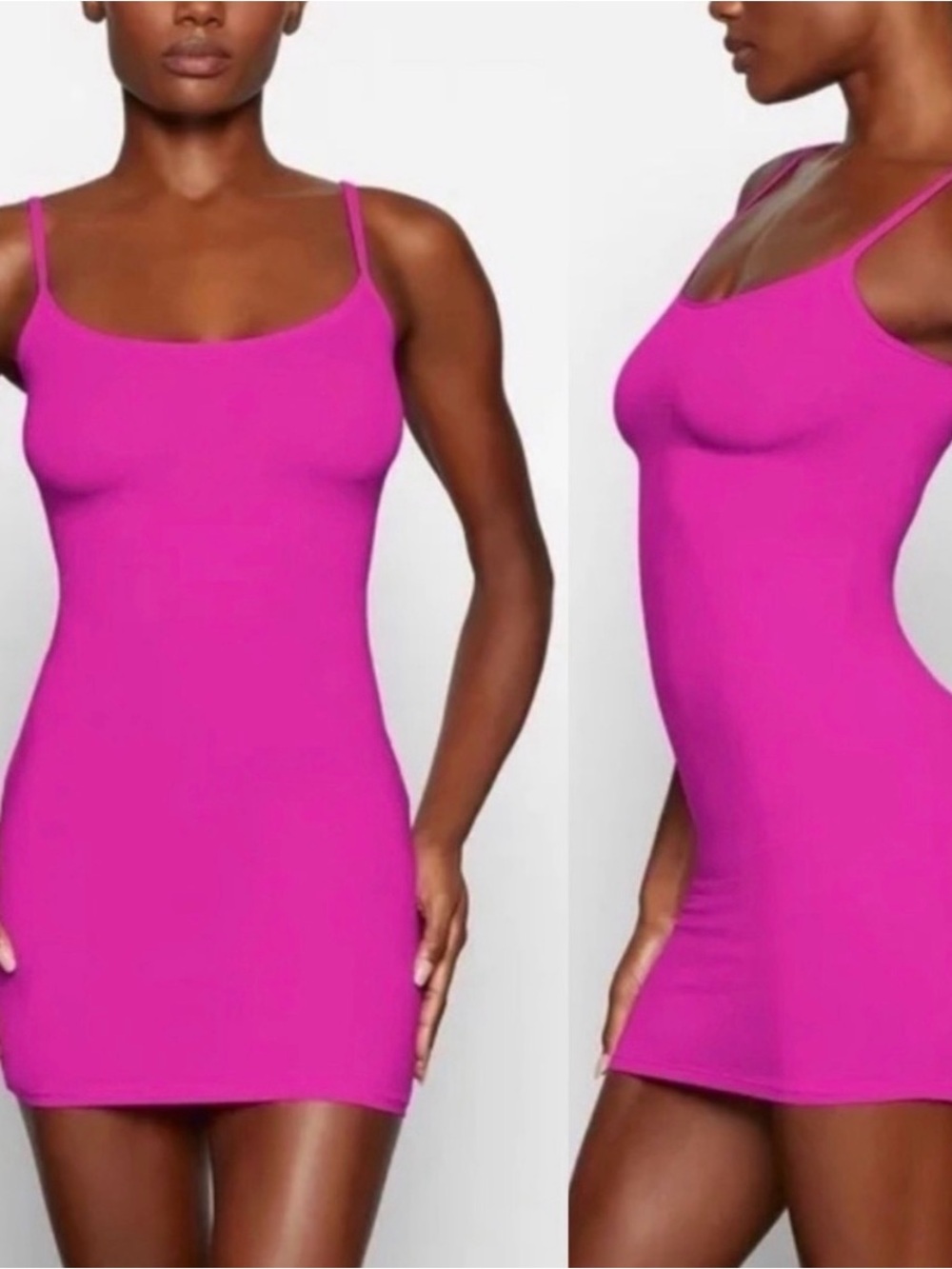 SKIMS Rare Fits Everybody Fuchsia Bodycon Dress